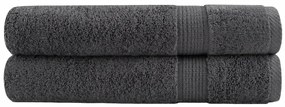 Πετσέτες Σάουνας Premium SOLUND 2 τεμ. Ανθρακί 80x200 εκ. 600 γρ./μ²