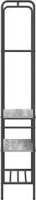 vidaXL Ράφι Ρούχων Γκρι sonoma 60 x 30 x 171 εκ Επεξεργασμένο ξύλο