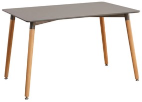 Τραπέζι ArteLibre OWLET Γκρι MDF/Ξύλο 120x80x74cm