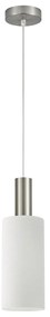 Φωτιστικό Οροφής Μονόφωτο Homelighting 77-8470 Nickel/White