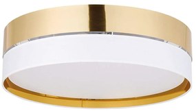 Φωτιστικό Οροφής - Πλαφονιέρα Hilton 4773 4xΕ27 15W Φ60cm 16,5cm White-Gold TK Lighting