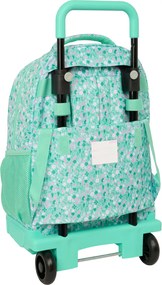 Σχολική Τσάντα με Ρόδες Safta Cuore Μέντα 33 x 45 x 22 cm