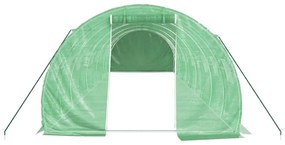 Θερμοκήπιο Πράσινο 30 μ² 10 x 3 x 2 μ. με Ατσάλινο Πλαίσιο - Πράσινο