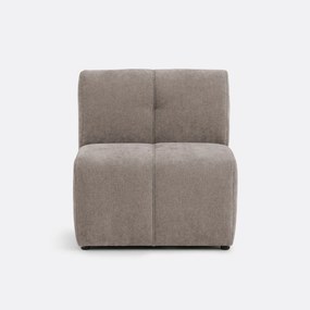 Μονό κάθισμα τραπεζαρίας από λεπτό chenille, ANETA