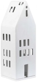 Κηροπήγιο Για Ρεσώ Big Window RD0010848 7,5x7,5x22cm White Raeder Porcelain