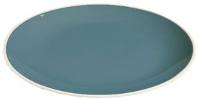 Πιάτο Ρηχό Φαγητού Stoneware Oslo Grey-Blue ESPIEL 27x3εκ. ATA165K6