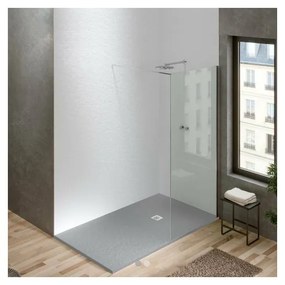 Sirene Slate 14080 Grey Matt Cast Marble Ντουζιέρα 140 x 80 cm