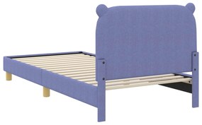 vidaXL Κρεβάτι Παιδικής Κρεβατοκάμαρας με Κεφαλάκι Μπλε τζην