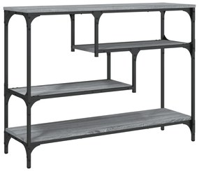 vidaXL Τραπέζι Κονσόλα Γκρι Sonoma 100x30x75 εκ. Επεξεργασμένο Ξύλο