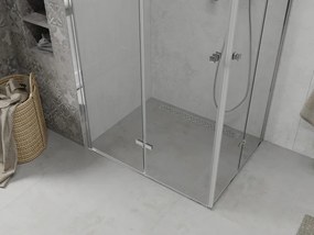 Mexen Lima Διπλή πτυσσόμενη καμπίνα ντους 100 x 80 cm, διάφανη, χρώμιο