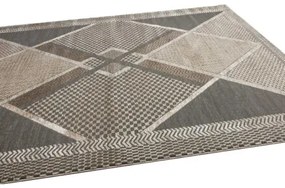 Χαλί LOZENGE GREY 200-x-290-εκ