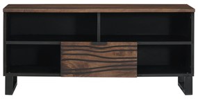 vidaXL Ντουλάπι Τηλεόρασης - 100 x 33.5 x 46 εκ, φτιαγμένο από μασίφ ξύλο μάνγκο.