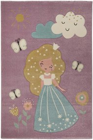 Χαλί Yolo 70407 250 Lila-Multi Βιοκαρπέτ 160X230cm