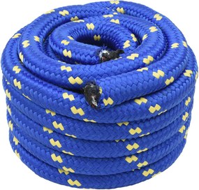 vidaXL Σχοινί Boat 50 χιλ. 10 m Μπλε polypropylene