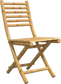 vidaXL Πτυσσόμενες Καρέκλες 2 τεμ. 43x54x88 εκ. Μπαμπού