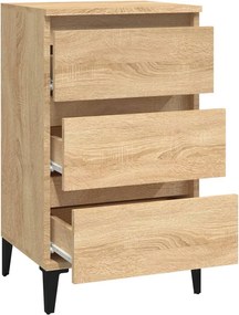 vidaXL Κομοδίνο Sonoma Δρυς 40x35x70 εκ. από Επεξεργασμένο Ξύλο