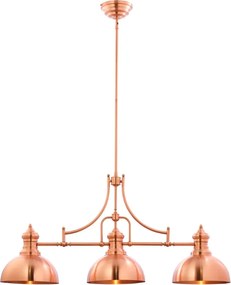 Κρεμαστό Πολύφωτο Platino 122,5cm Χάλκινο