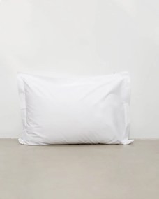Λευκή Oxford Ξενοδοχειακή Μαξιλαροθήκη Bungalow 52x72+5cm