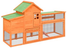 vidaXL Κοτέτσι Καφέ 186,5 x 58,5 x 113 εκ. από Μασίφ Ξύλο Πεύκου