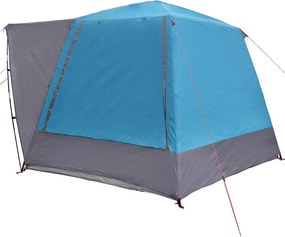 vidaXL Σκηνή Camping Καταφύγιο Μπλε 420 x 420 x 227 εκ Πολυεστέρας