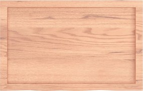 vidaXL Επιφ Τραπεζιού Αν Καφέ 80x50x(2-6)εκ. Επεξ. Μασίφ Ξύλο Δρυός