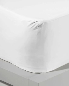 Σεντόνι με λάστιχο Bungalow Super Υπέρδιπλη (180x200 28cm) Άσπρο