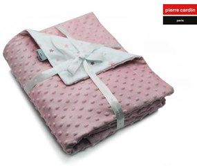 ΚΟΥΒΕΡΤΑ ΑΓΚΑΛΙΑΣ soft plus FLEECE 80X110 PIERRE CARDIN TOPPY PINK