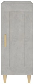 vidaXL Ντουλάπι Γκρι Σκυροδέματος 34,5x34x90 εκ. Επεξεργασμένο Ξύλο