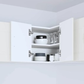vidaXL Πάνελ πλυντηρίου πιάτων Kalmar Λευκό 57 x 57 x 40 εκ.