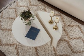 Τραπεζάκι Σαλονιού Ξύλο Λευκό ORION 90x60x30