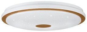 Φωτιστικό Οροφής Eglo 900599 LANCIANO 1 Λευκό (White)|Καφέ (Brown) 3000K + 4000K + 5000K