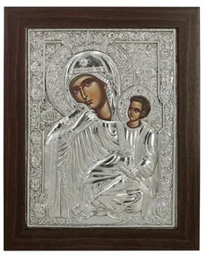 MarHome ΕΙΚΟΝΑ ΑΛΟΥΜΙΝΙΟΥ ΠΑΝΑΓΙΑ ΠΑΡΑΜΥΘΙΑ - 28x36cm 13-00-662 SILVER