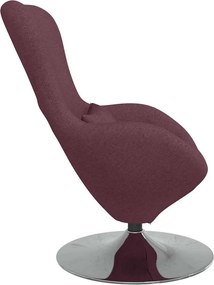 vidaXL Κάθισμα-αυγό Μοβ 63 x 73 x 90 εκ ύφασμα
