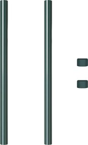 vidaXL Στύλος Περιφράξεων 2 pcs Πράσινο 80 cm