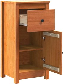 vidaXL Πλαϊνό γραφείο 2 pcs Κερωτό καφέ 39 x 34,5 x 80 εκ