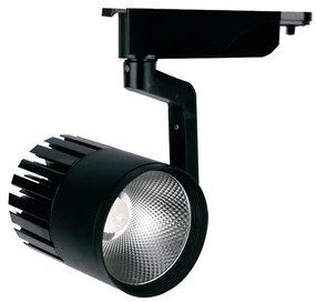 InLight Σποτ Ράγας Μαύρο LED 30W 4000K D:10cmX23cm (T00102-BL)