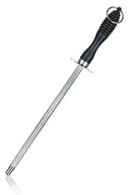 Ακονιστήρι Μαχαιριών Apetit BQ25022029 29cm Silver-Black Banquet Μονή Ατσάλι