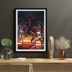 Πόστερ &amp; Κάδρο Jordan vs Curry SNK241 40x50cm  Εκτύπωση Πόστερ (χωρίς κάδρο)