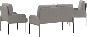 vidaXL Σετ Καναπέ 3 τμχ. Taupe Κόντρα πλακέ