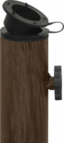 vidaXL Βάση Ομπρέλας Μπρονζέ 40 x 40 x 32 εκ. από Χυτοσίδηρο