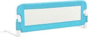vidaXL Μπάρα Κρεβατιού Προστατευτική Μπλε 120 x 42 εκ. από Πολυεστέρα