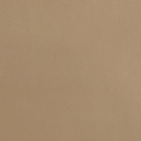 Υποπόδιο Καπουτσίνο 60x60x36 εκ. από Συνθετικό Δέρμα - Καφέ