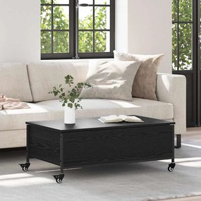 vidaXL Τραπεζάκι σαλονιού Μαύρη Οξυά 91 x 55 x 32 εκ