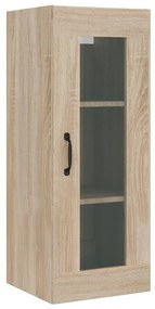 vidaXL Μπουφές Sonoma δρυς 34,5 x 34 x 180 εκ. από Επεξεργασμένο Ξύλο