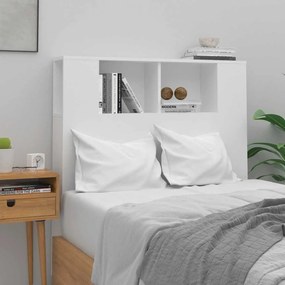vidaXL Κεφαλάρι Ντουλάπι Λευκό 100x18,5x102,5 εκ.