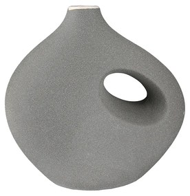 Βάζο 'Radon' Κεραμικό Μπεζ/Γκρι 2Τμχ 11.5x21x21cm-05161031