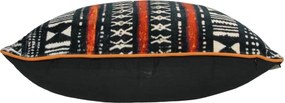 Μαξιλάρι ArteLibre Tribal Μαύρο Βελούδο 45x45cm