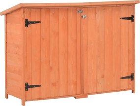 vidaXL Αποθήκη Κήπου 128x42x91 εκ. Ξύλινη