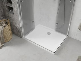 Mexen Lima Δίδυμη πτυσσόμενη καμπίνα ντους 80 x 70 cm, διαφανής, χρώμιο +