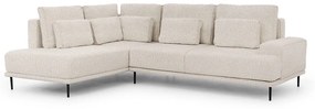 Γωνιακός καναπές Κρεβάτι Niki, δρύς λευκό 277x93x200cm-Αριστερή γωνία-BOG1328